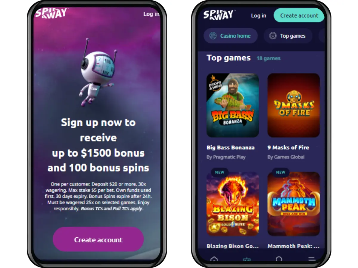 SpinAway casino review